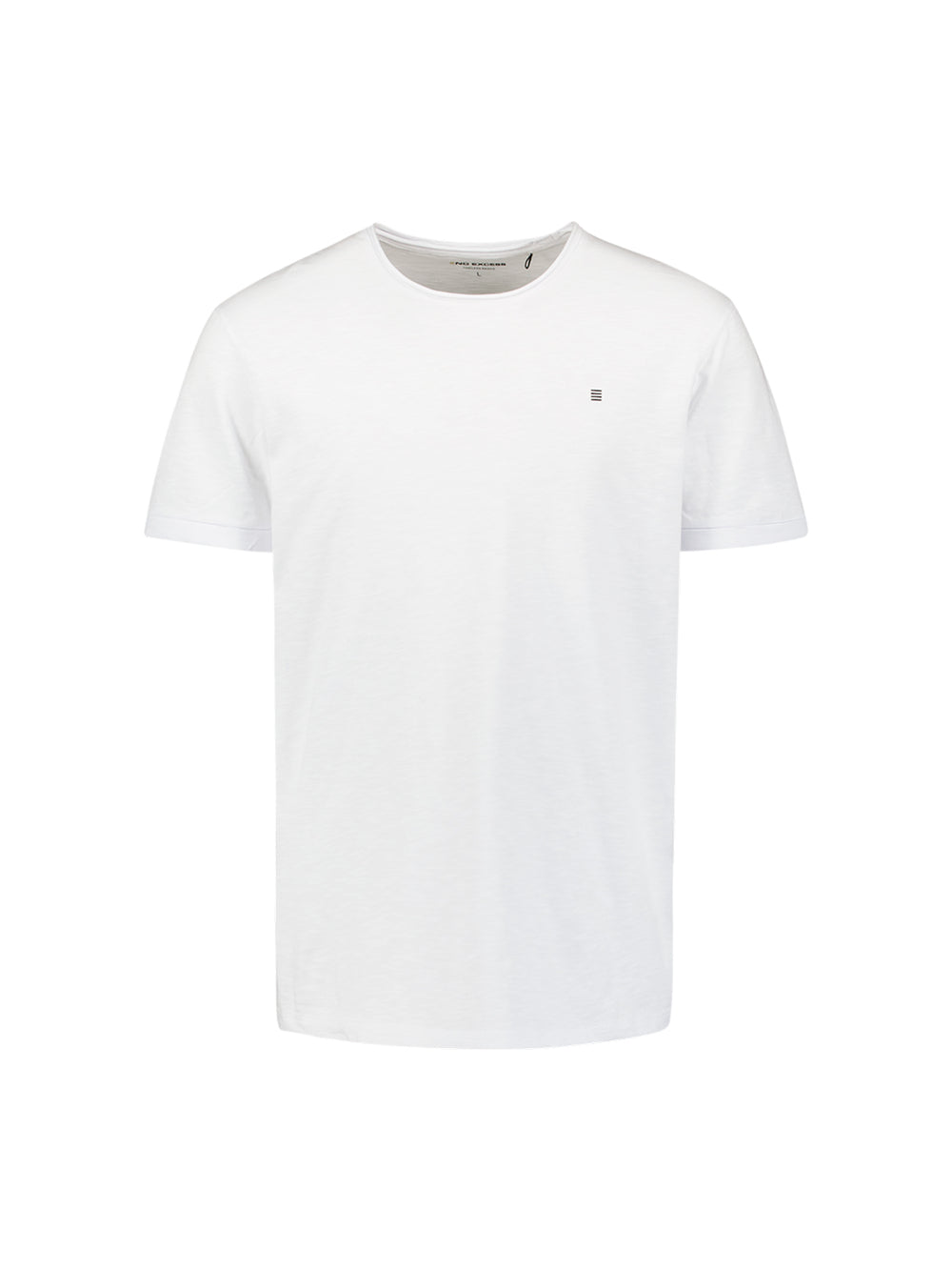 No Excess Timeless Basics Crewneck Tee in White | Buster McGee