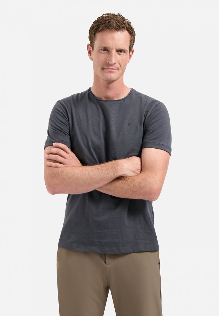 No Excess Timeless Basics Crewneck Tee in Dark Grey | Buster McGee