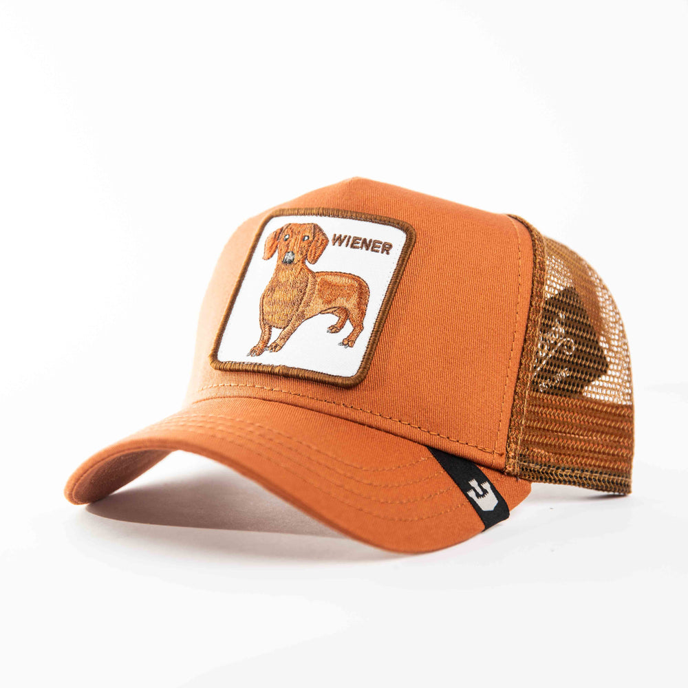 Goorin Bros - Wiener Dawg Trucker Cap in Rust | Buster McGee