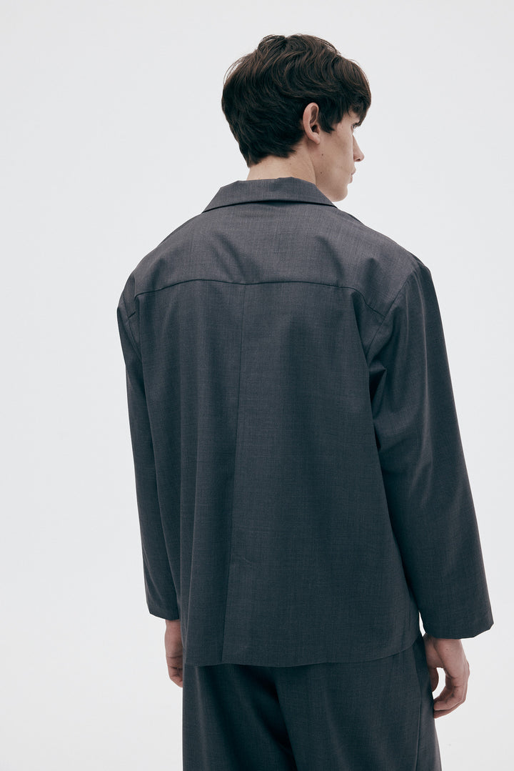 Unfeigned Sartorial City Blazer Wool WR in Grey