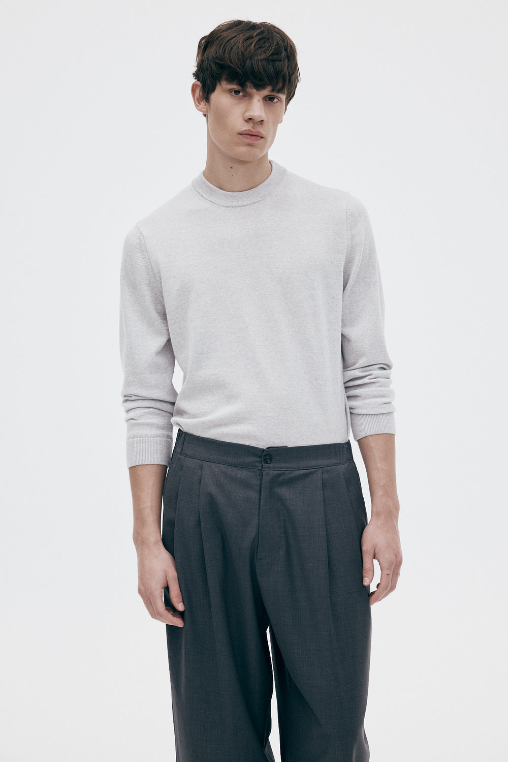 Unfeigned Sartorial City Pants Wool WR in Grey | Buster McGee