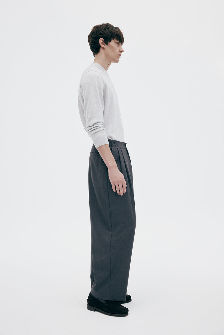 Unfeigned Sartorial City Pants Wool WR in Grey | Buster McGee