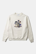 Edmmond Studios Sound System Sweatshirt in Off White | Buster McGee