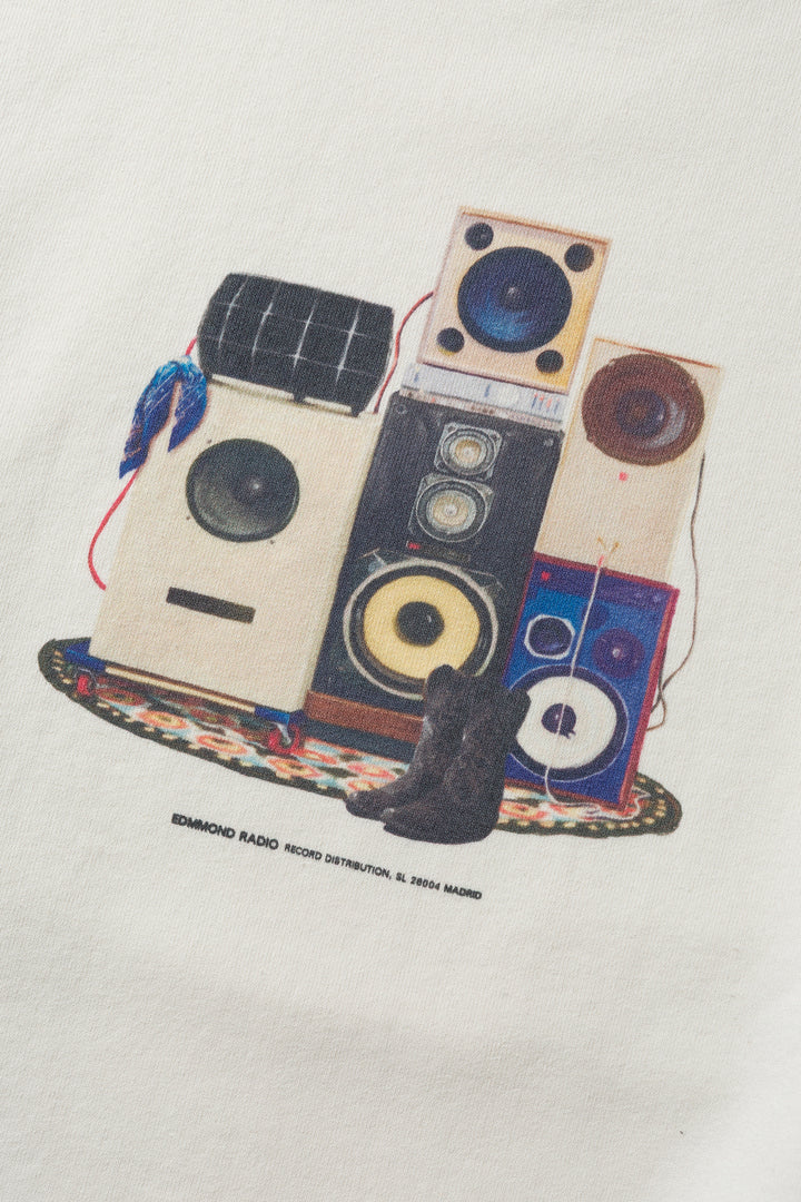 Edmmond Studios Sound System Sweatshirt in Off White | Buster McGee