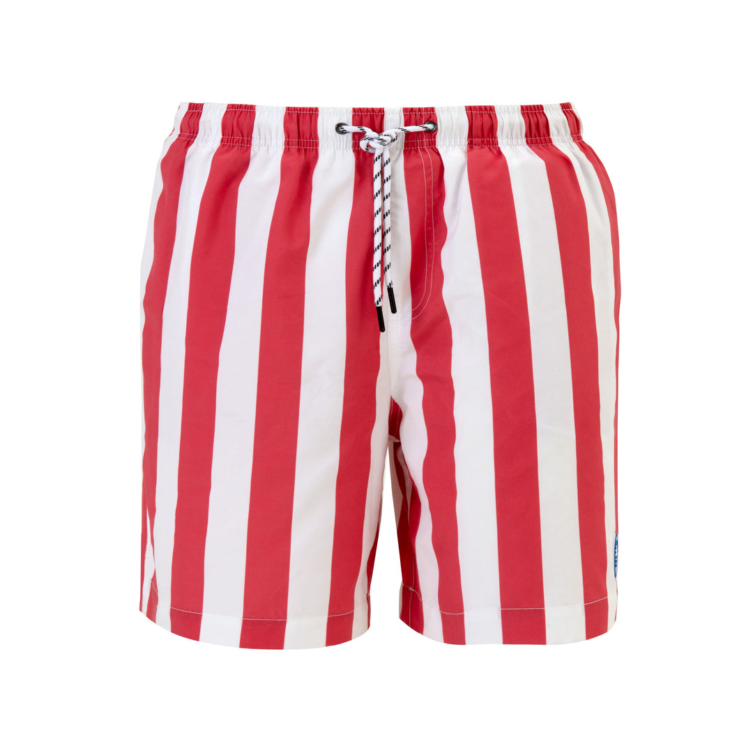 Shore Club Swim Cabana Red Men's Swim Short | Buster McGee 