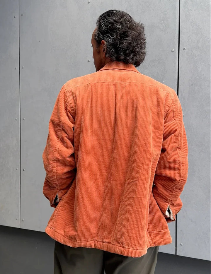 Mr Simple Stockyard Sherpa Jacket in Brick Cord | Buster McGee