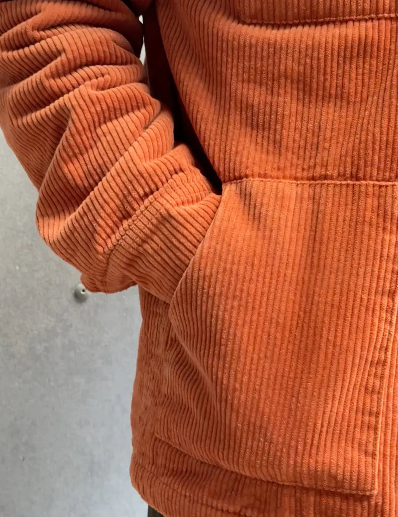 Mr Simple Stockyard Sherpa Jacket in Brick Cord | Buster McGee