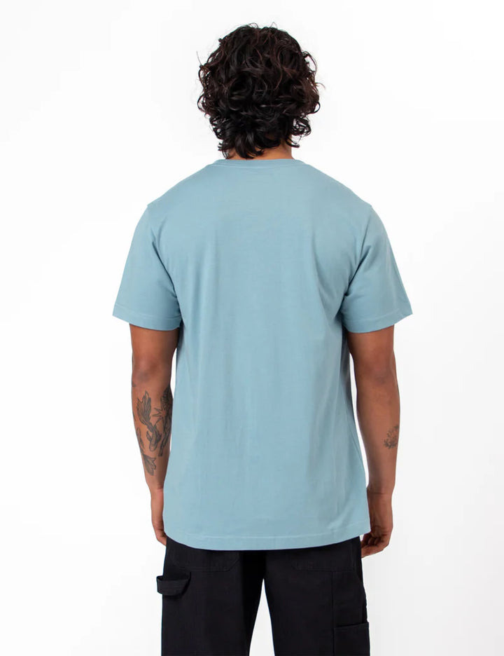 Mr Simple Chapman Kookaburra Tee in Blue Smoke | Buster McGee