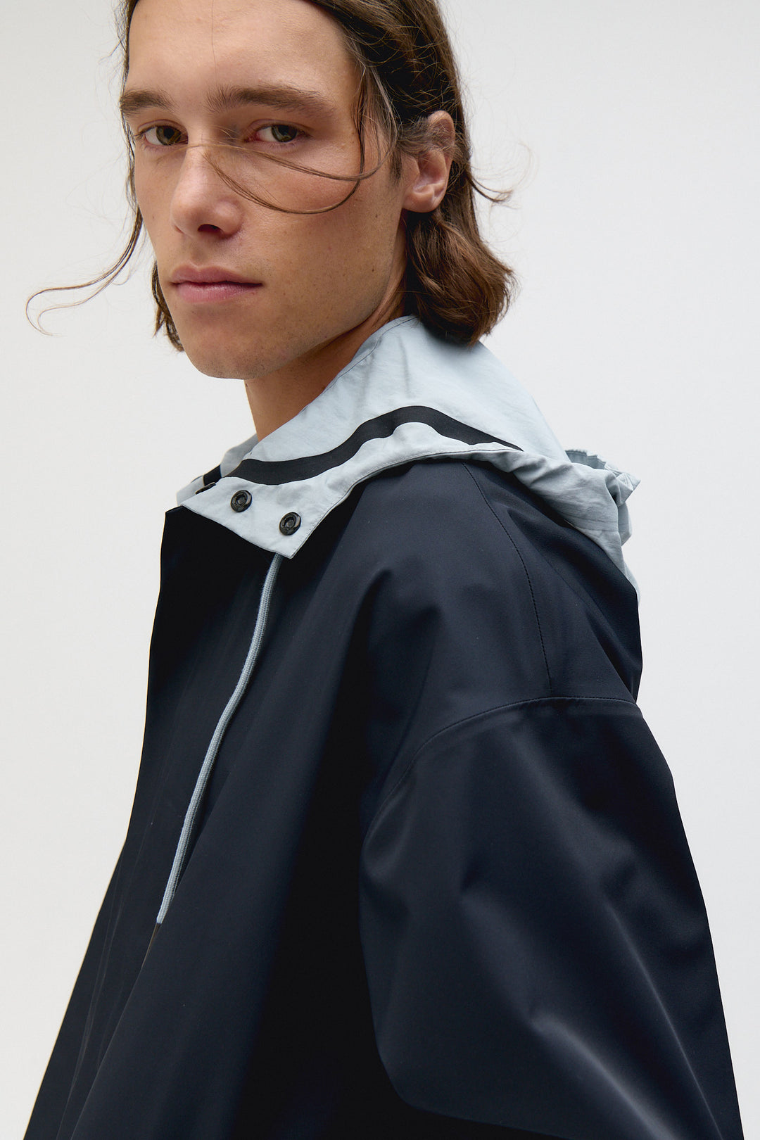 Unfeigned Technical Coach Jacket WP in Dark Navy