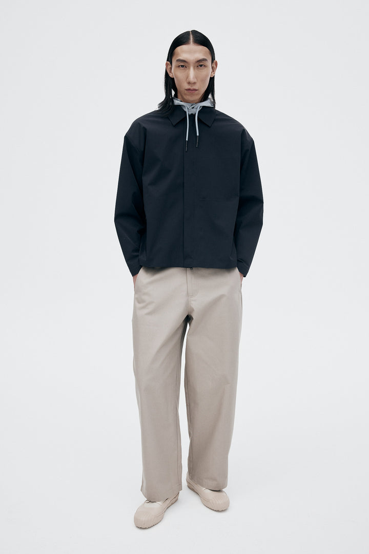 Unfeigned Technical Coach Jacket WP in Dark Navy