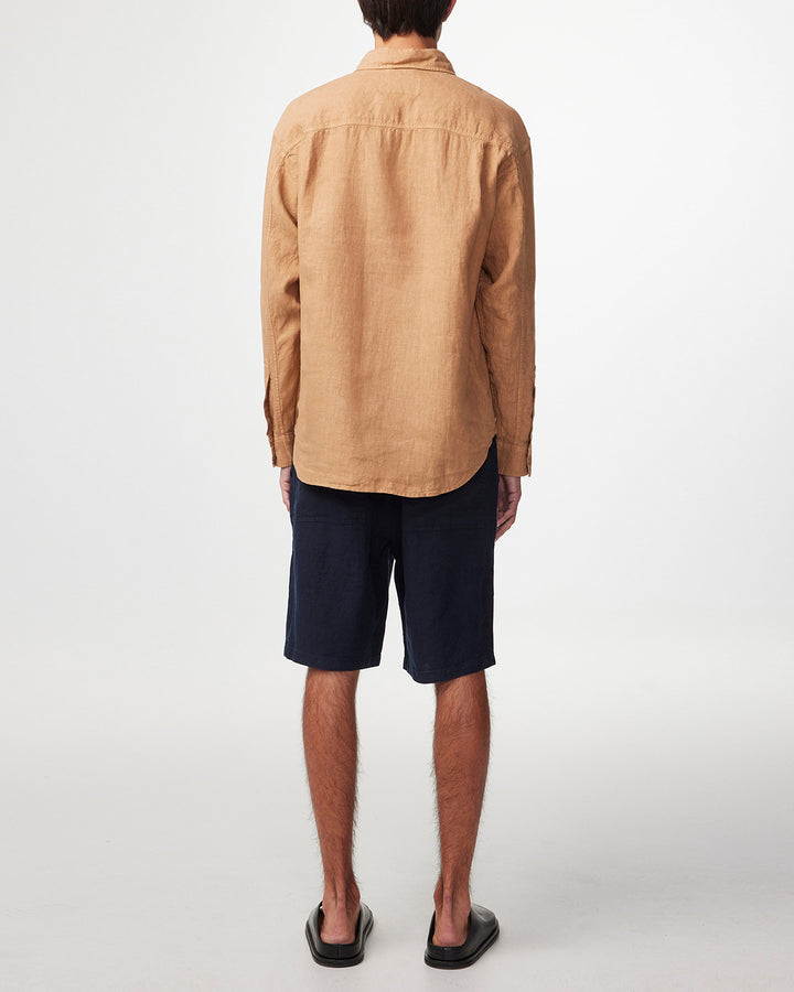 NN07 -  Adwin 5706 Linen LS Shirt in Tan | Buster McGee Daylesford