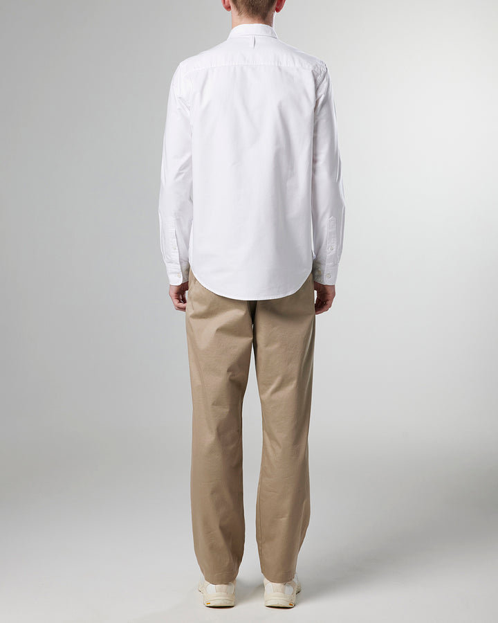 NN07 - Arne BD 5031 Supima Cotton Shirt in White | Buster McGee