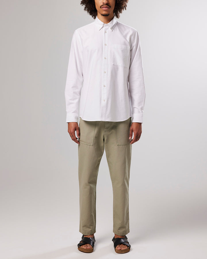 NN07 - Arne BD 5031 Supima Cotton Shirt in White | Buster McGee