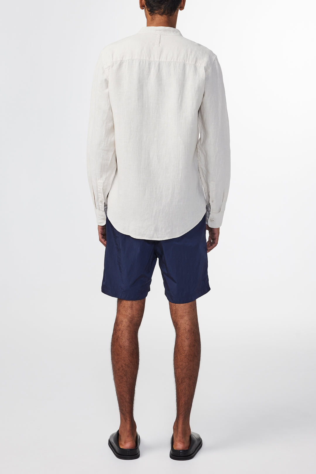 NN07 Eddie 5706 Linen LS Shirt in Oat | Buster McGee