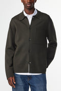 NN07 Jonas 6530 Cardigan in Dark Army | Buster McGee