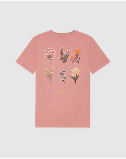 Les Deux Wild Flower T-Shirt Ash Rose Pink | Buster McGee Daylesford