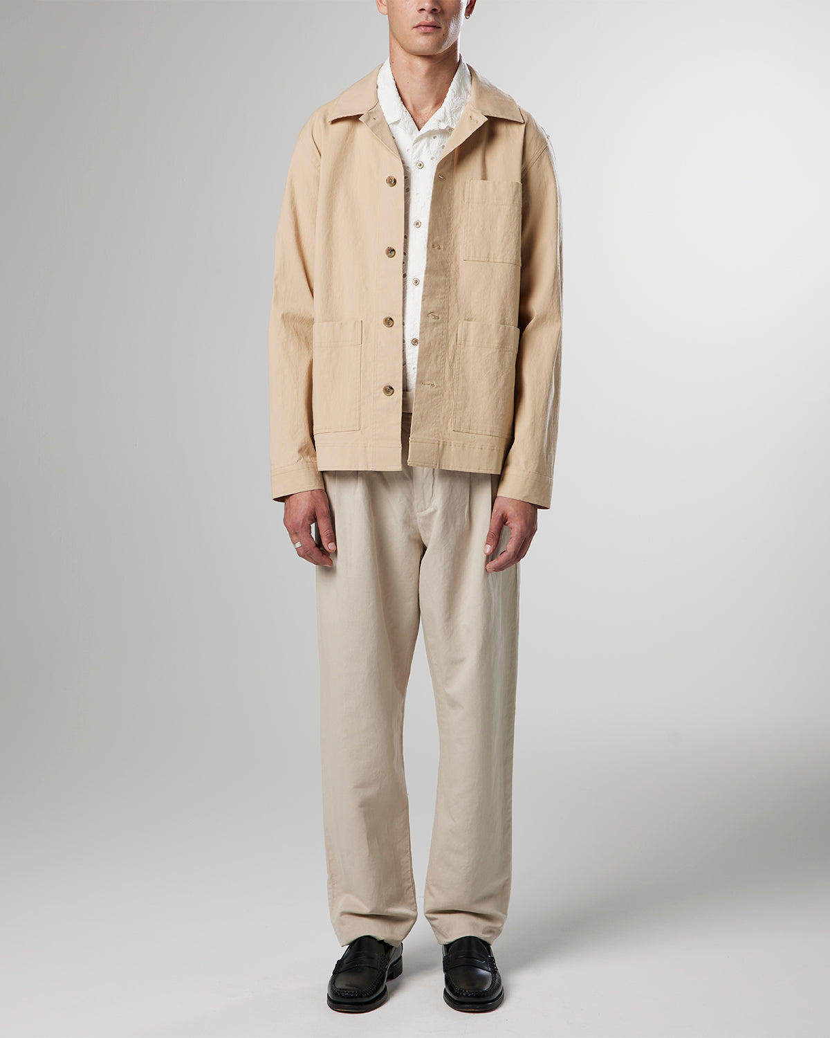 ジャケット・アウター CLANE FADED COLOR TAILORED JACKET クラネ CLANE FADED COLOR TAILORED JACKET （BEIGE