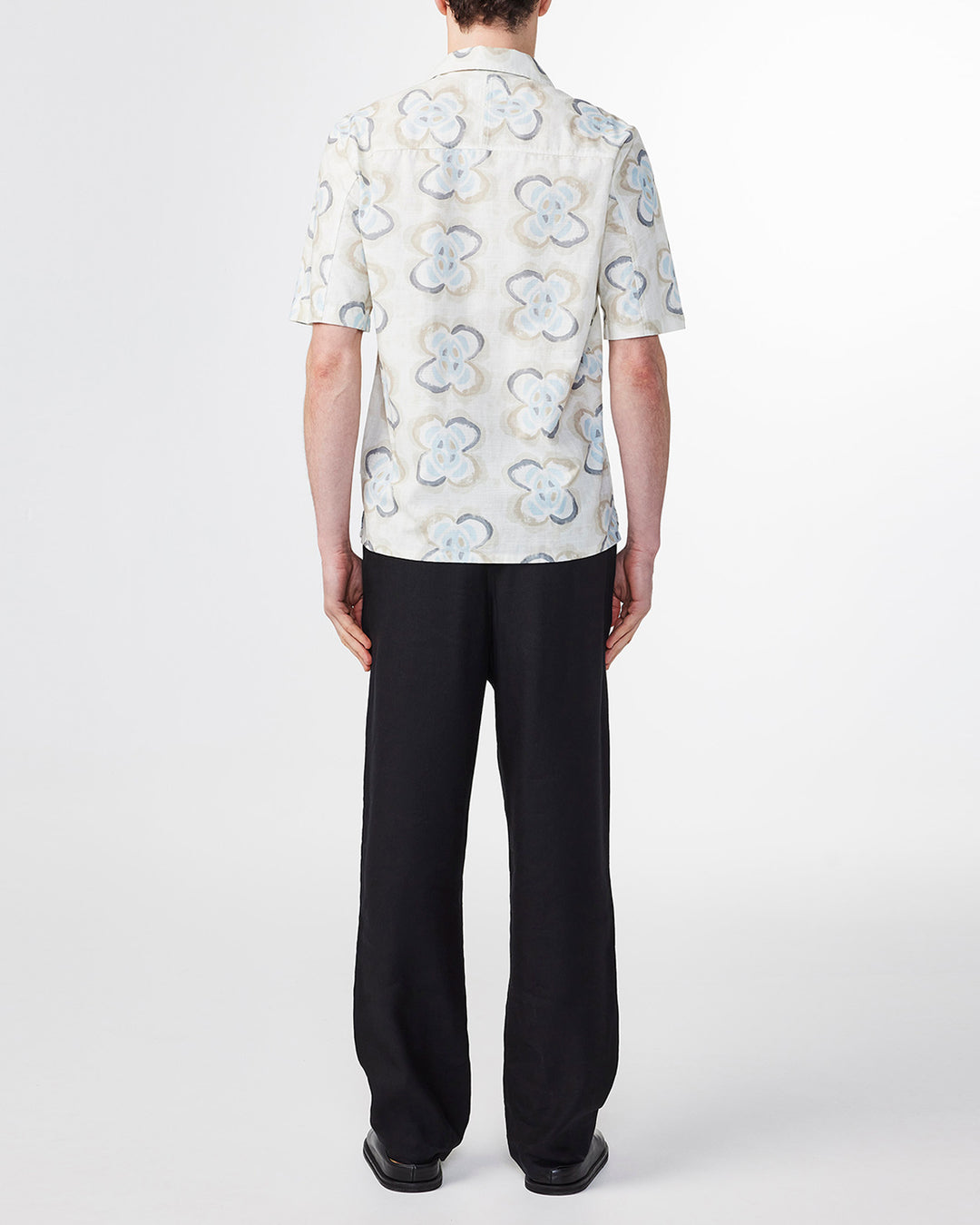 NN07 Ole SS Shirt 5210 in Ecru Print | Buster McGee