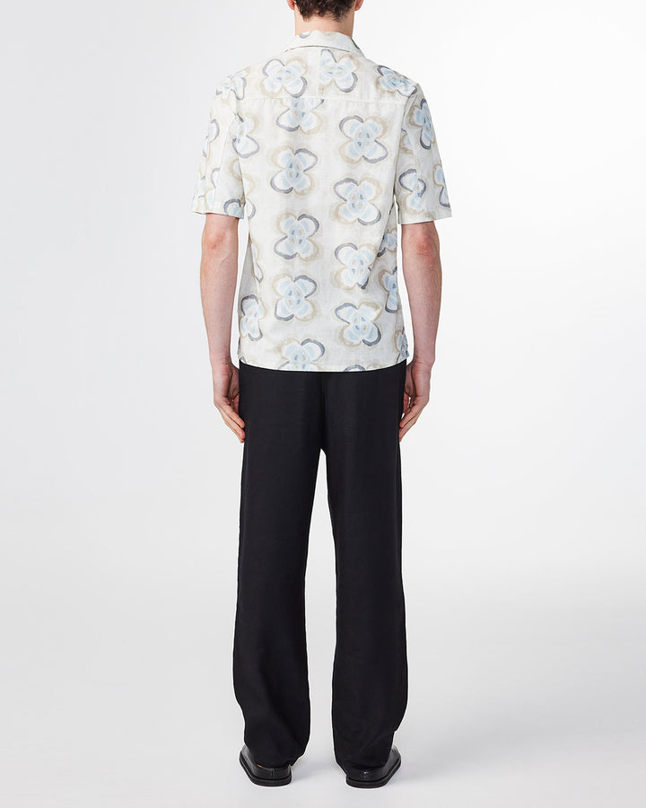 NN07 Ole SS Shirt 5210 in Ecru Print | Buster McGee