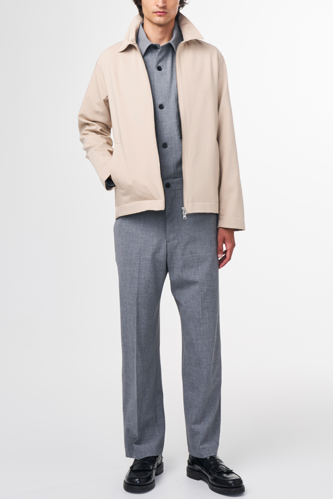 NN07 Paw 1903 Relaxed Fit Pant in Grey Melange | Buster McGee