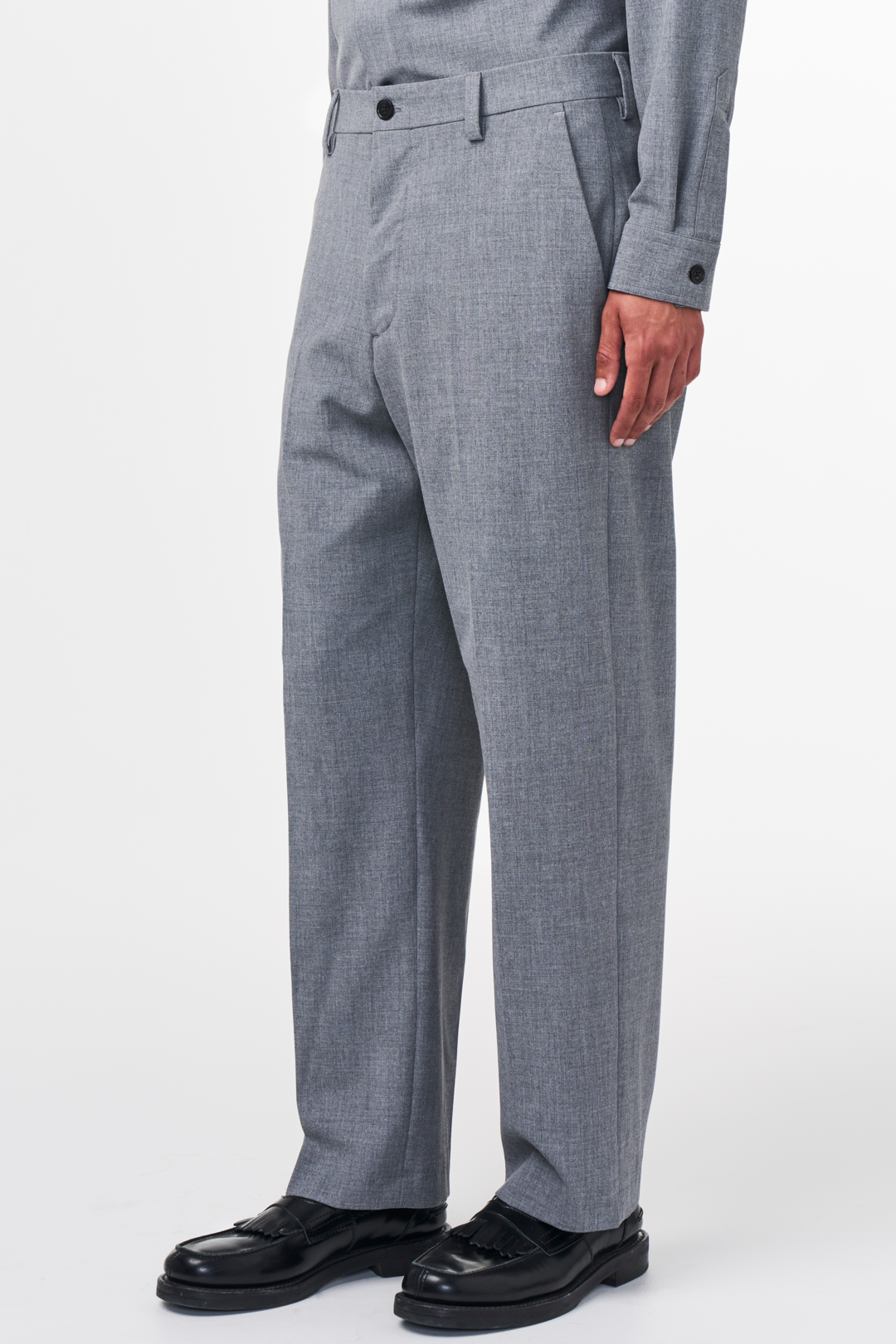 NN07 Paw 1903 Relaxed Fit Pant in Grey Melange | Buster McGee