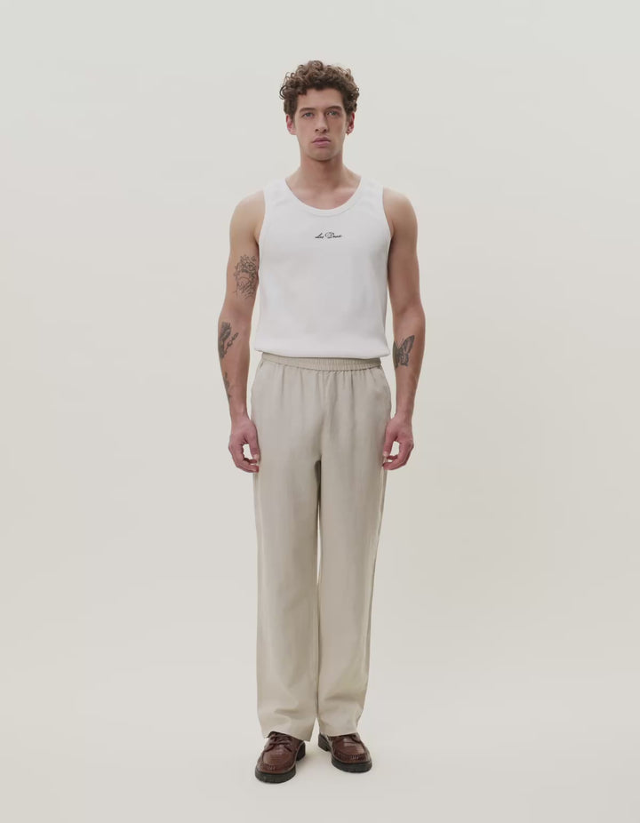 Les Deux Linen Casual Pants in Light Sand | Buster McGee Daylesford