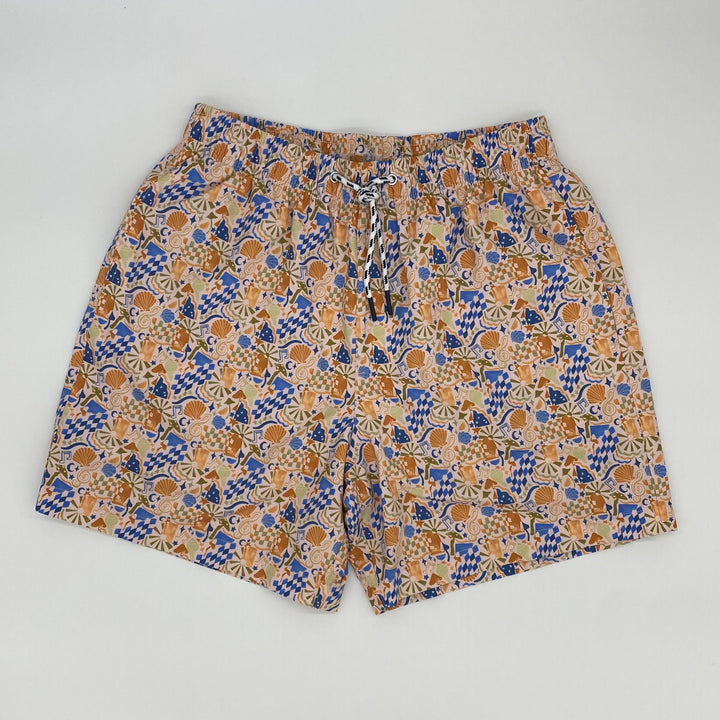 ShoreClub Yacht Rock Printed Men's Swim Short | Buster McGee