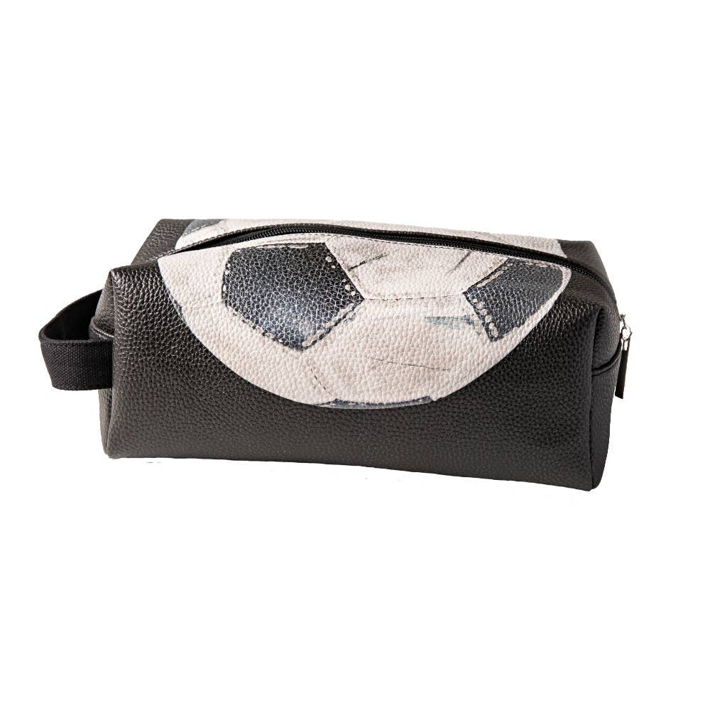Sporting Nation Vintage Soccer Ball Toiletries Bag | Buster McGee