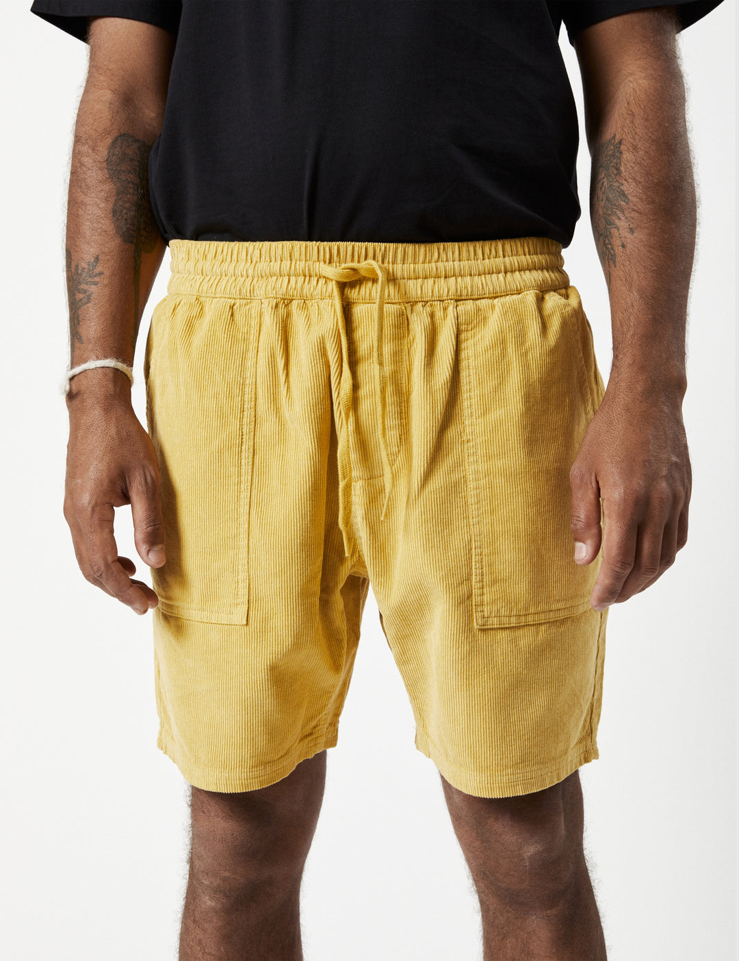 Mr Simple - Burbank Shorts in Yellow Ochre | Buster McGee