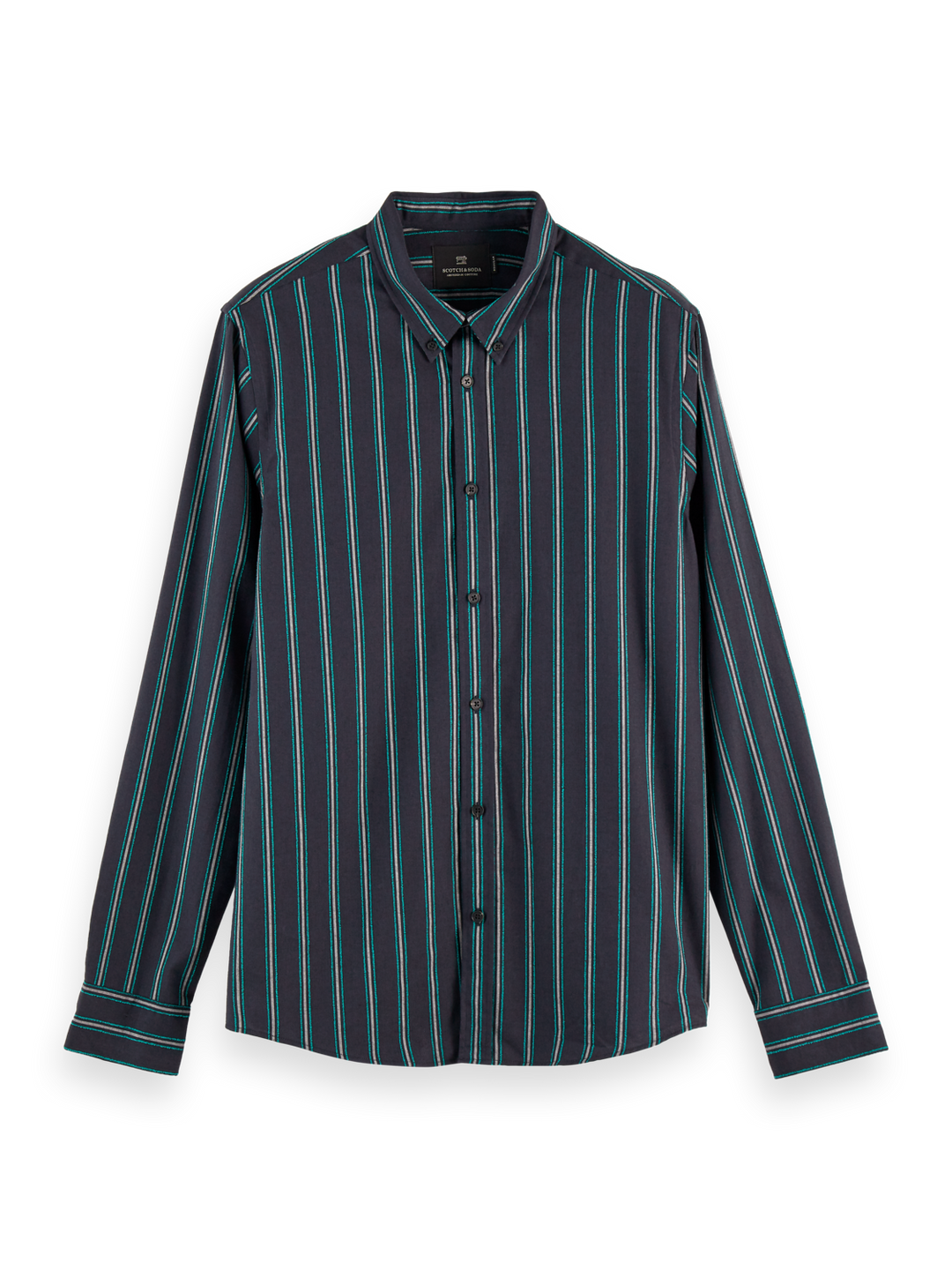 Scotch & Soda Cotton-Blend Yarn Detail Oxford Shirt Combo B 0218 | Buster McGee Daylesford