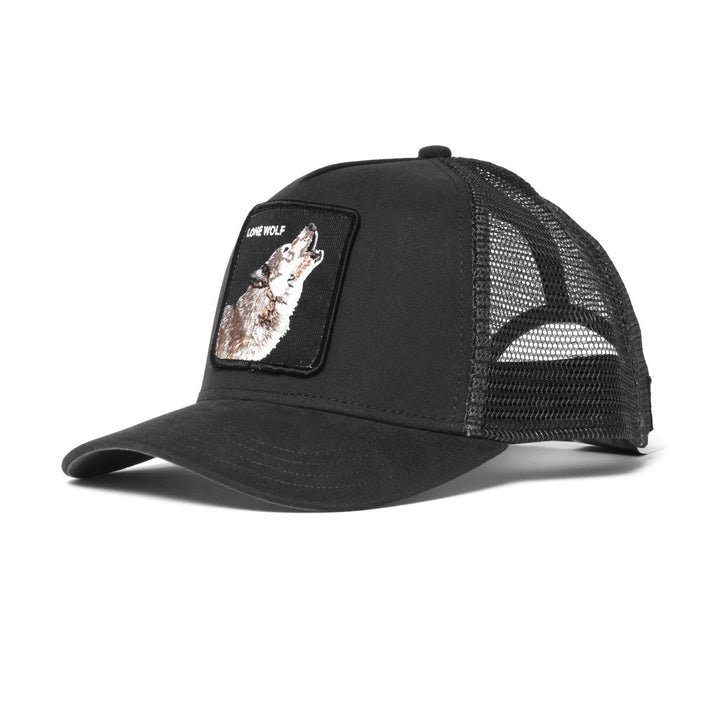 Goorin Bros - Lone Wolf Trucker Cap in Black | Buster McGee