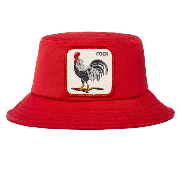 Goorin Bros - Bucktown Rooster Bucket Hat in Red | Buster McGee