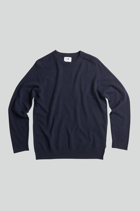 NN07 / Edward 6333 Lambswool Sweater / Navy Blue