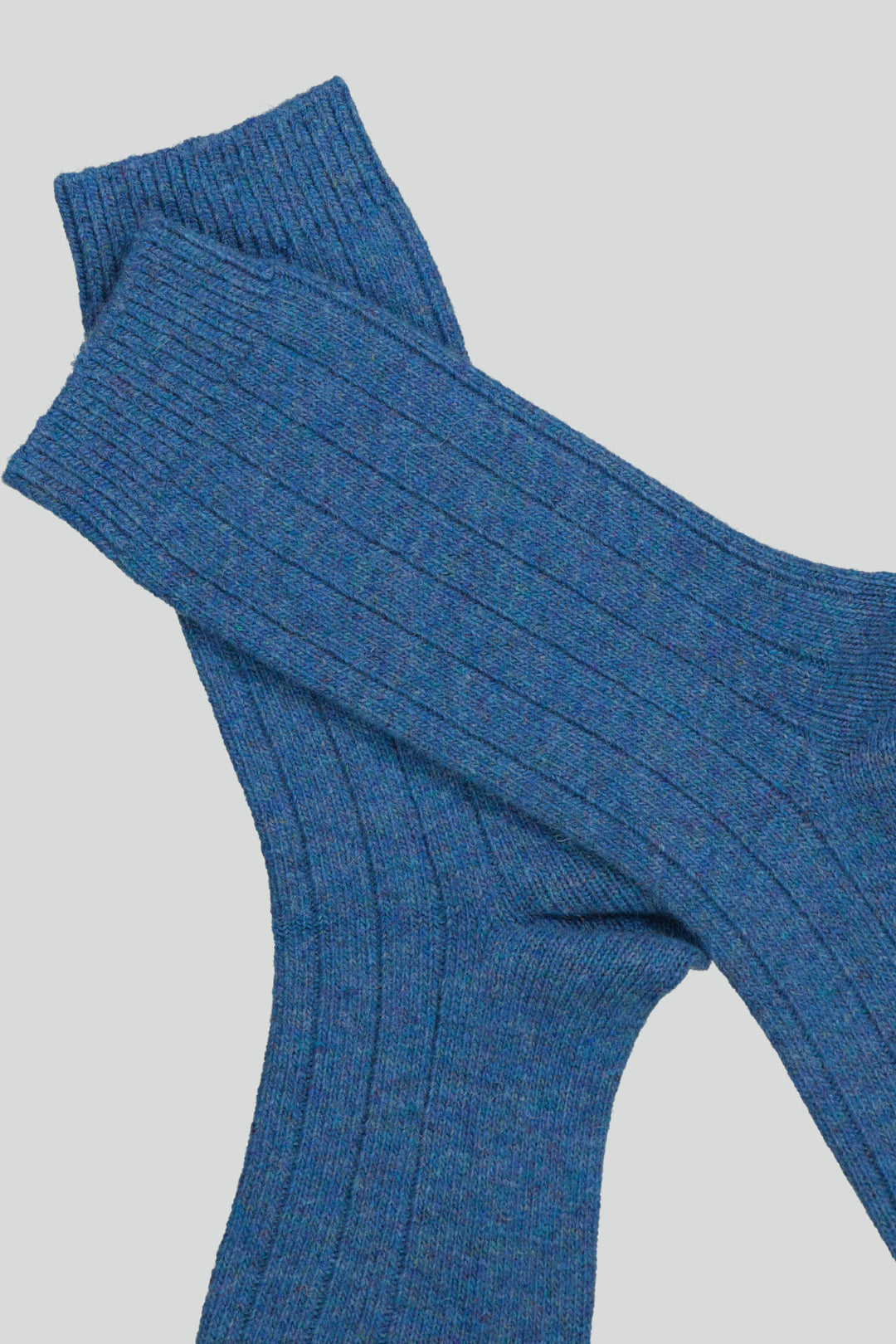 NN07 - Sock One 9055 Chunky Wool Sock in Blue Coral | Buster McGee