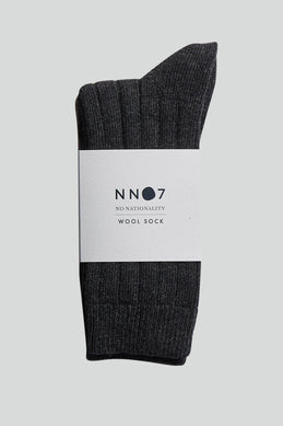 NN07 - Sock One 9055 Chunky Wool Sock in Antracite | Buster McGee