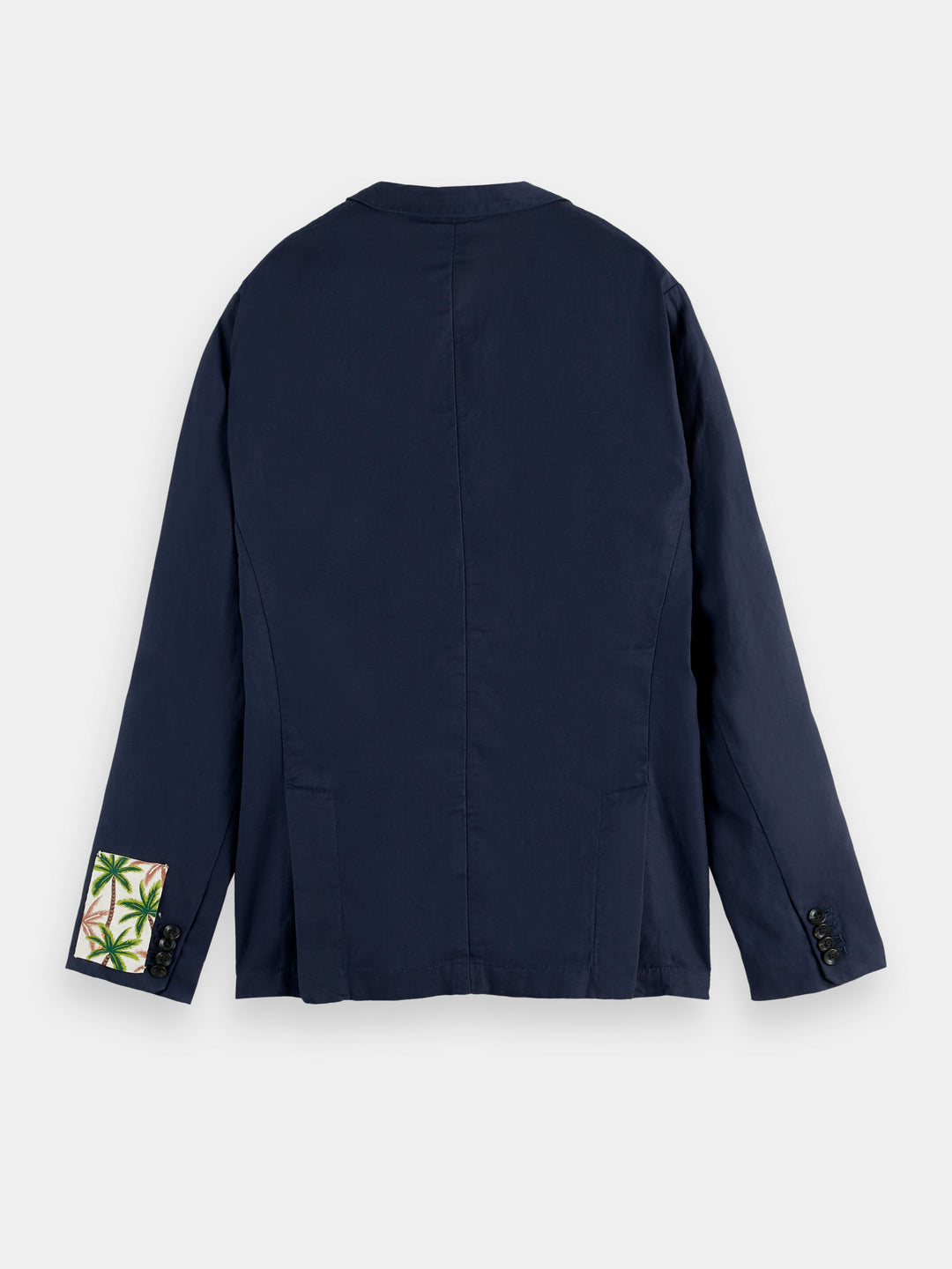 Unconstructed Single-Breasted Blazer in Navy | Buster McGee