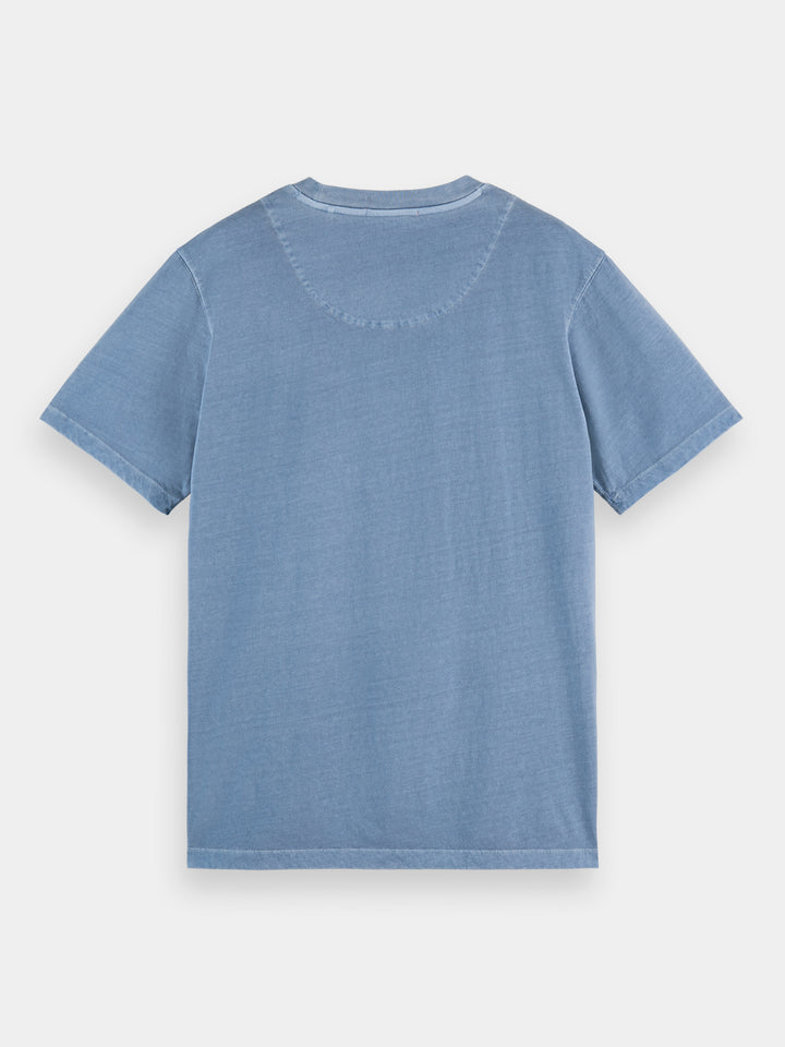 Garment Dyed Crewneck Tee in Blue | Buster McGee