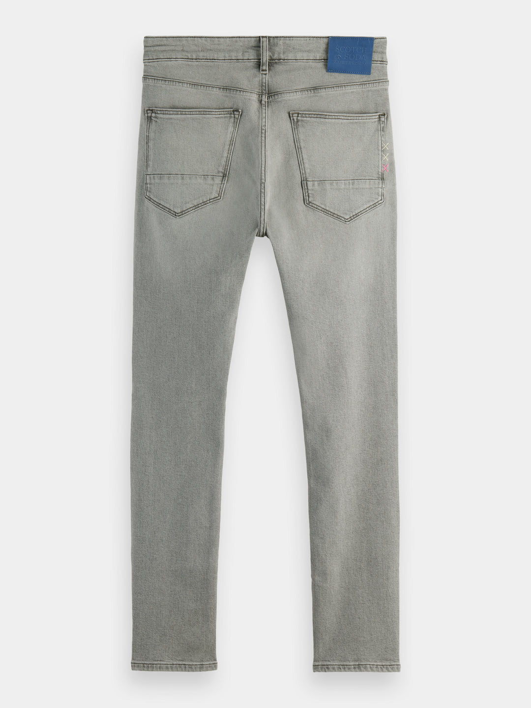 Skim Super Slim Jeans in Organic Cotton in Silver Touch | Buster McGee