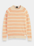 Structured Knit Linen-Blend Crewneck Combo B 0218 | Buster McGee