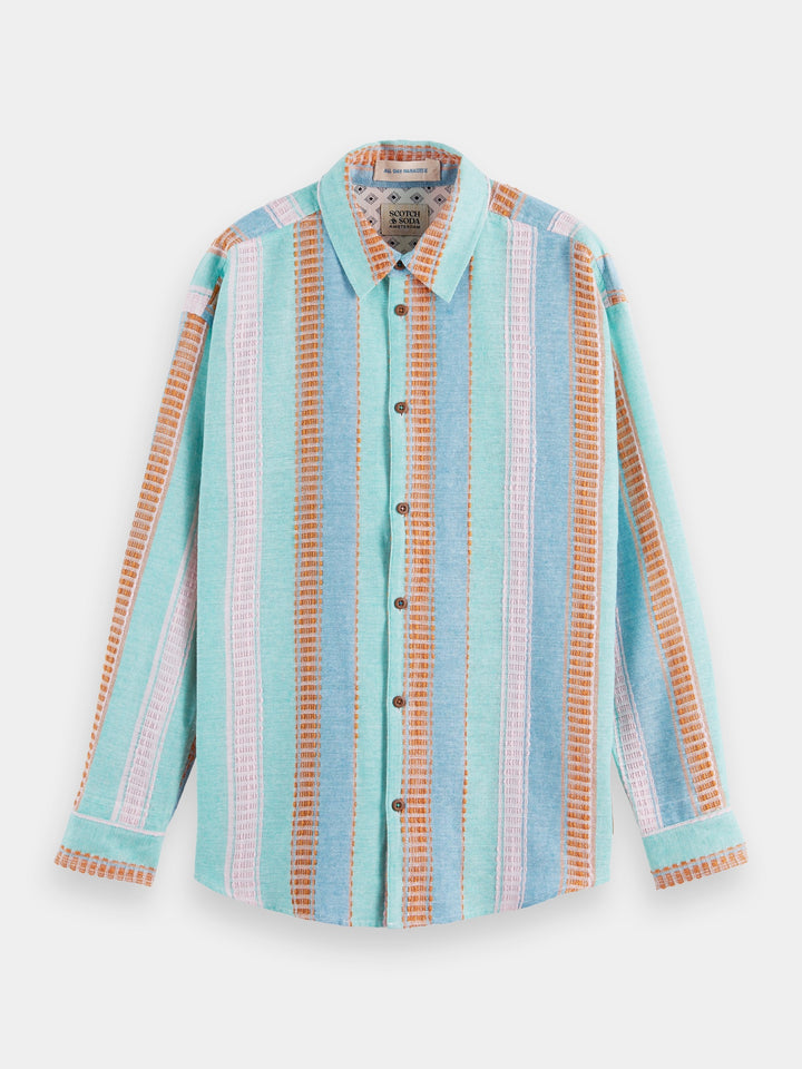 Basket Weave Voile Shirt Combo B 0218 | Buster McGee