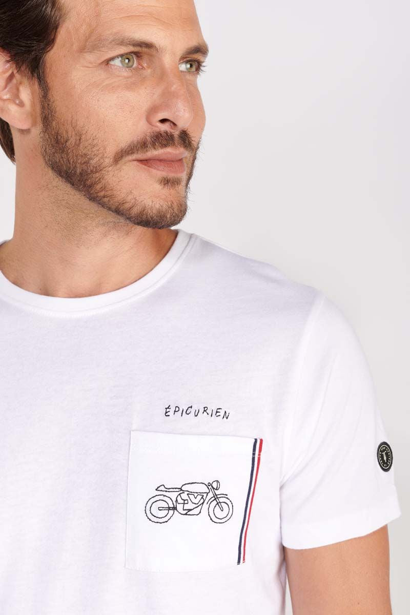 Le Temps des Cerises - Shum Tee in White | Buster McGee