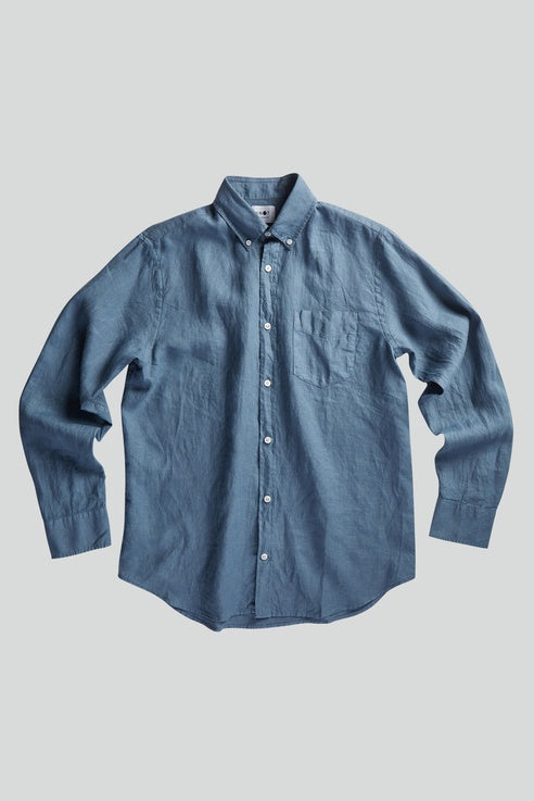 NN07 - Levon BD 5706 Shirt in Swedish Blue | Buster McGee