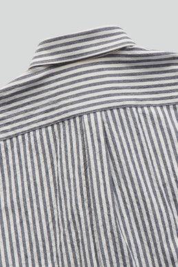 NN07 - Levon BD 5246 Long Sleeve Shirt in Navy Stripe | Buster McGee