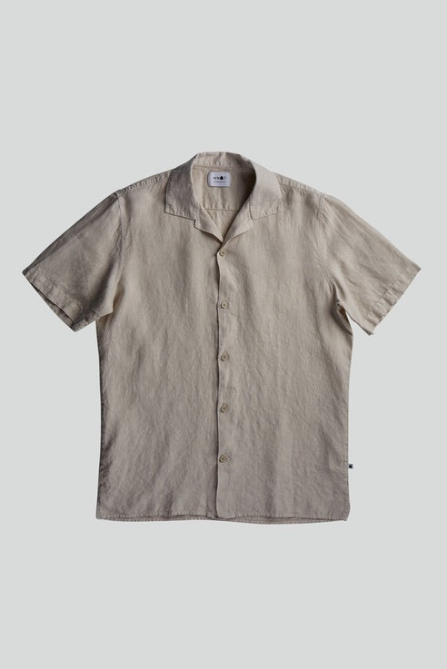 NN07 - Miyagi 5706 Short Sleeve Shirt in Oat | Buster McGee