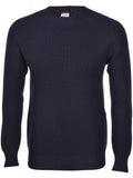Gran Sasso - Rain Wool Crewneck in Navy | Buster McGee Daylesford