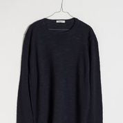 Crossley - MITRA Crew Neck Long Sleeve Wool Sweater in Navy | Buster McGee