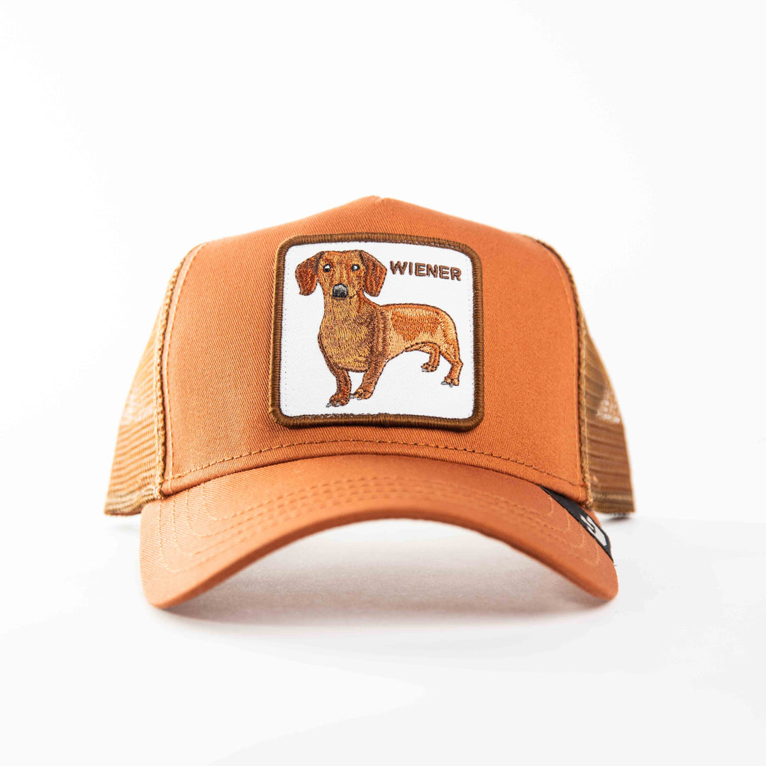 Goorin Bros - Weiner Dawg Trucker Cap in Rust | Buster McGee Daylesford