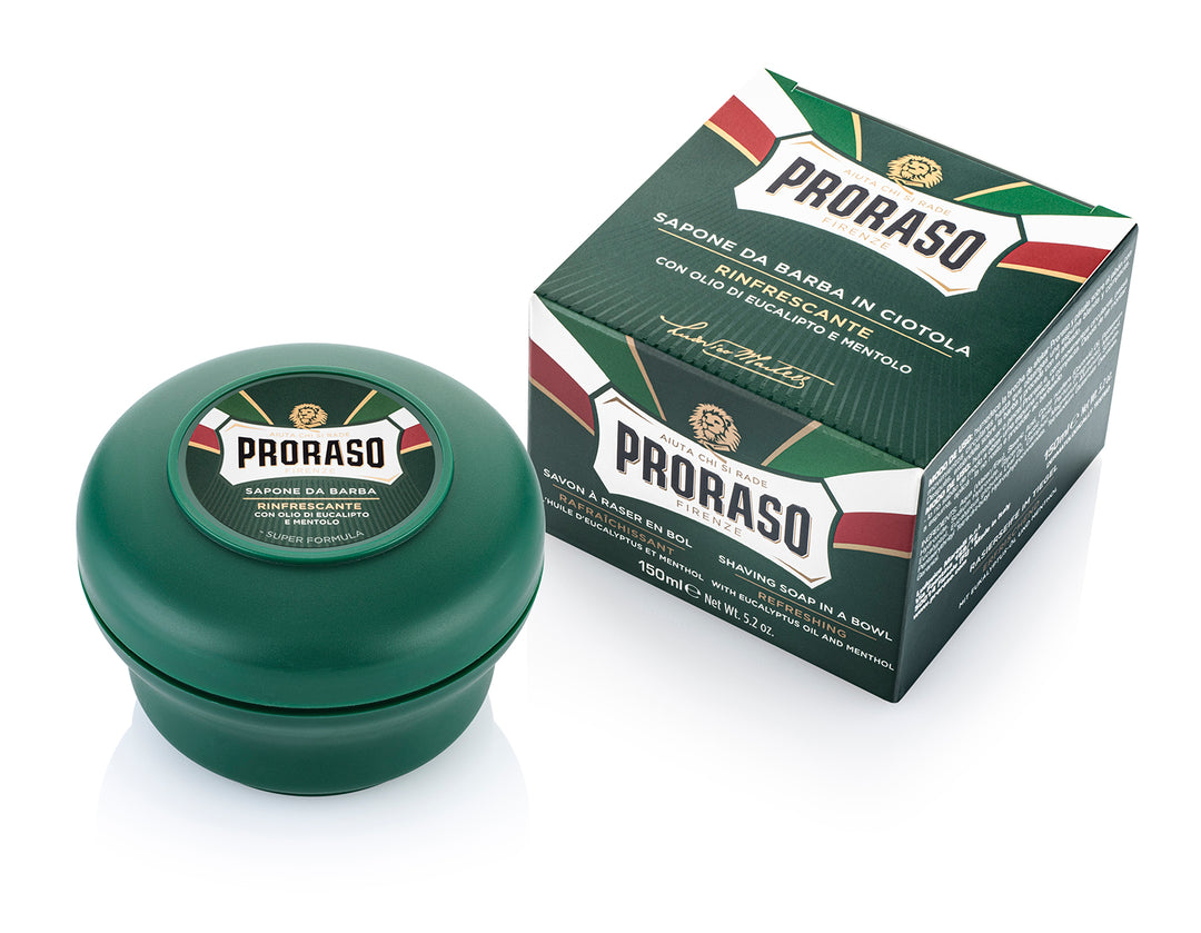 Proraso - Refresh Shave Soap in a Bowl Menthol and Eucalyptus | Buster McGee