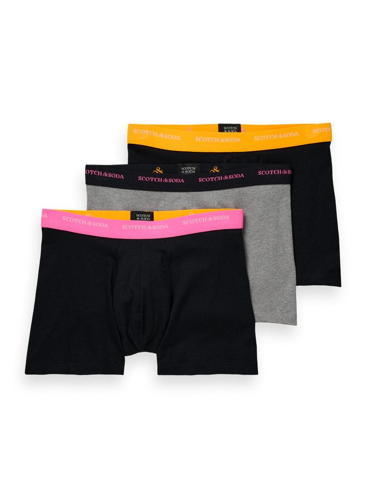 Classic Boxer Briefs 3 Pack in Anthracite Black Orange | Buster McGee