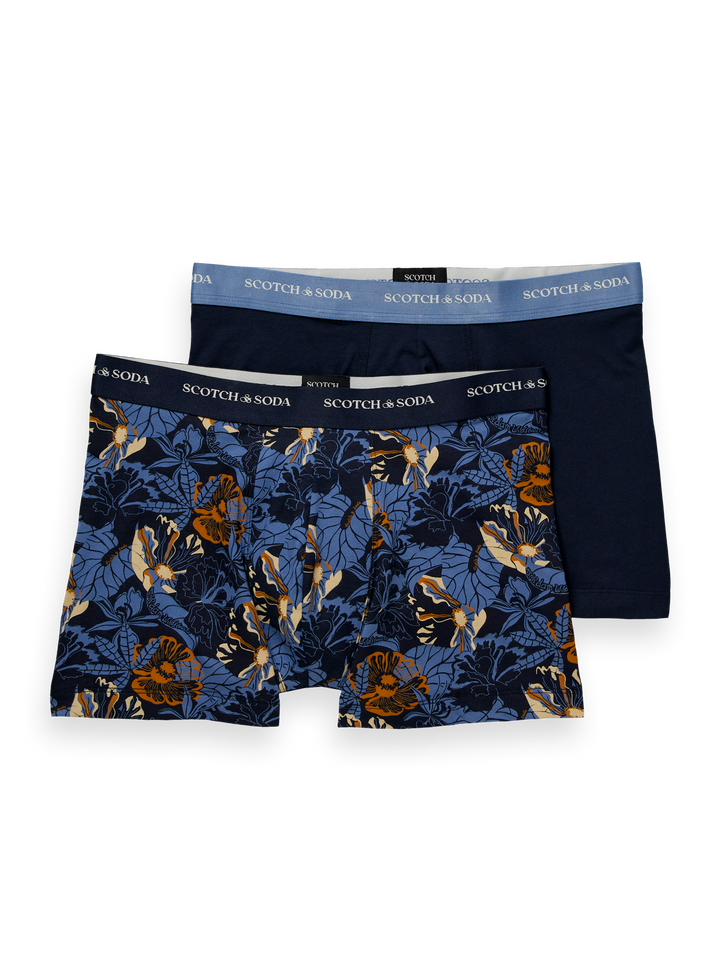 Print Boxer Briefs 2 Pack in Navy Blue | Buster McGee